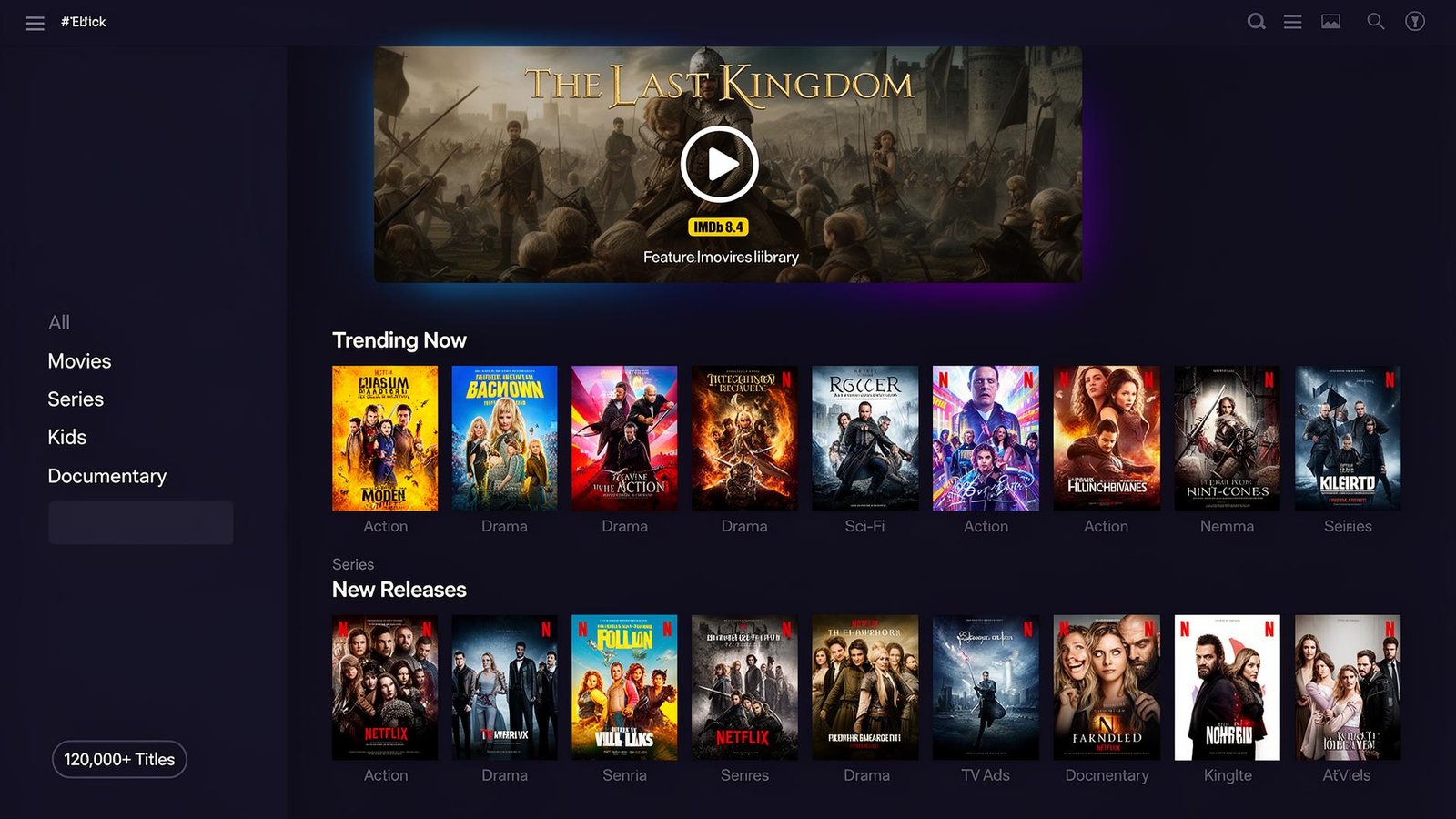 Movies and series library